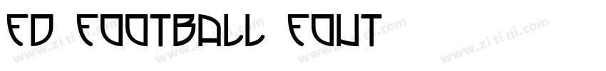 FD Football Font字体转换